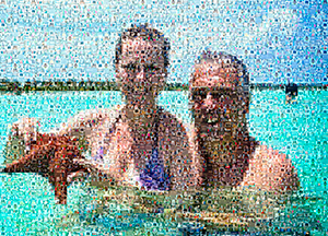 Regalo: Un  En una lámina enmarcada en aluminio para alguien de Majadahonda