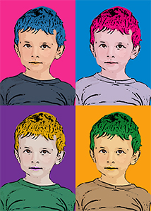 Regalo: Un  Impreso en un lienzo con un bastidor para alguien de Lleida