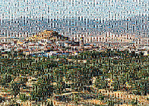 Regalo: Un  Impreso en un lienzo con un bastidor para alguien de Almeria