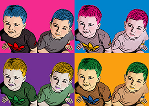 Regalo: Un  Impreso en un lienzo con un bastidor para alguien de Utebo