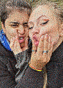 Regalo: Un  En una lámina enmarcada en aluminio para alguien de Pozuelo de Alarcón