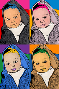 Regalo: Un  Impreso en un lienzo con un bastidor para alguien de alcorcon