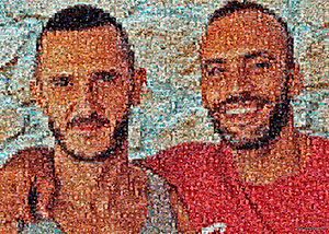 Regalo: Un  En una lámina enmarcada en aluminio para alguien de Callosa de segura