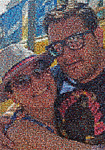 Regalo: Un  Impreso en un lienzo con un bastidor para alguien de majadahonda