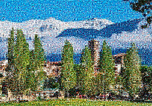 Regalo: Un  Impreso en un lienzo con un bastidor para alguien de Parla