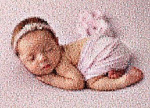 Regalo: Un  En un lienzo y enmarcado en aluminio para alguien de Teruel