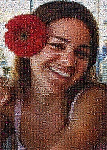 Regalo: Un  Impreso en un lienzo con un bastidor para alguien de Girona