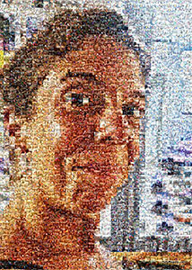 Regalo: Un  Impreso en un lienzo con un bastidor para alguien de Getxo