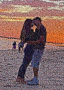 Regalo: Un  Impreso en un lienzo con un bastidor para alguien de El Portil