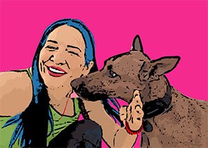 Regalo: Un  Impreso en un lienzo con un bastidor para alguien de Lorquí