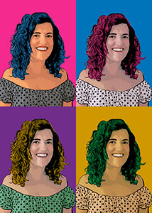 Regalo: Un  En un lienzo y enmarcado en aluminio para alguien de ARROYOMOLINOS