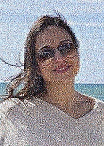 Regalo: Un  En una lámina enmarcada en aluminio para alguien de Zaragoza