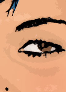 Detalle de la foto procesada