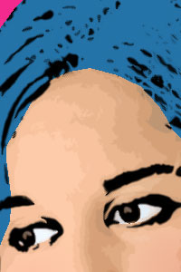 Detalle de la foto procesada