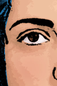 Detalle de la foto procesada