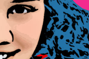 Detalle de la foto procesada