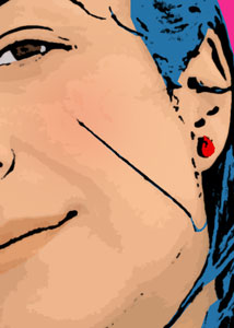 Detalle de la foto procesada