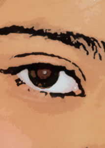 Detalle de la foto procesada