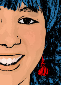 Detalle de la foto procesada