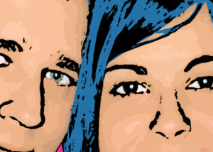 Detalle de la foto procesada