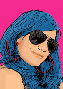 Detalle de la foto procesada