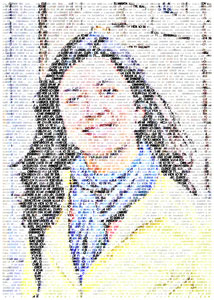 Regalo: Un  Impreso en un lienzo con un bastidor para alguien de blanes