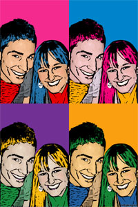 Regalo: Un  Impreso en un lienzo con un bastidor para alguien de VITORIA