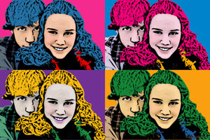 Regalo: Un  Impreso en un lienzo con un bastidor para alguien de san sebastián