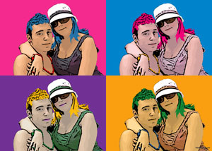 Regalo: Un  En una lámina enmarcada en aluminio para alguien de Plasencia