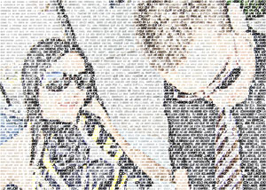 Regalo: Un  En una lámina enmarcada en aluminio para alguien de Albatera