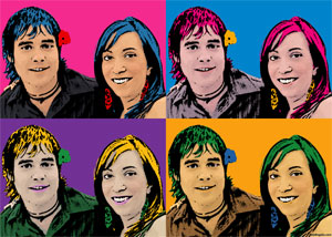 Regalo: Un  Impreso en un lienzo con un bastidor para alguien de ELCHE