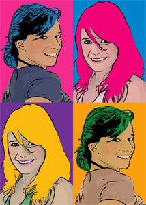 Regalo: Un  Impreso en un lienzo con un bastidor para alguien de alcorcón