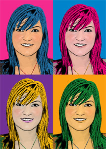 Regalo: Un  Impreso en un lienzo con un bastidor para alguien de Sada