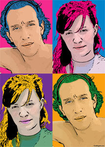 Regalo: Un  Impreso en un lienzo con un bastidor para alguien de Logroño