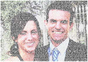 Regalo: Un  En una lámina enmarcada en aluminio para alguien de Dosbarrios