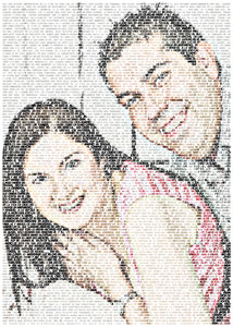 Regalo: Un  En un lienzo y enmarcado en aluminio para alguien de CEHEGIN