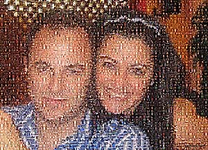 Regalo: Un  En una lámina enmarcada en aluminio para alguien de GUADIX