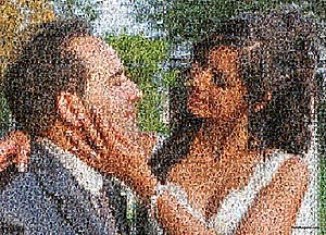 Regalo: Un  En un lienzo y enmarcado en aluminio para alguien de playa de aro