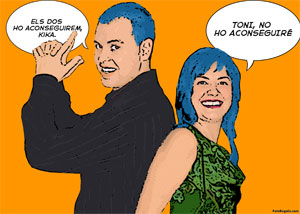 Regalo: Un  Impreso en un lienzo con un bastidor para alguien de Javea