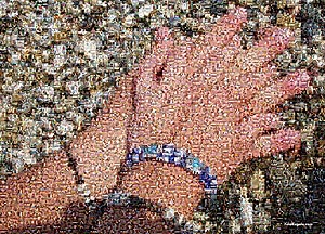 Regalo: Un  En un lienzo y enmarcado en aluminio para alguien de almeria