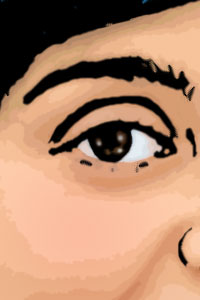 Detalle de la foto procesada