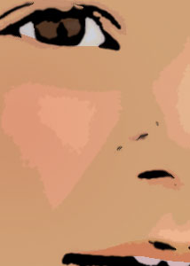 Detalle de la foto procesada