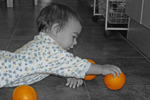 Regalo: Un Coloreado En un lienzo y enmarcado en aluminio para alguien de Barcelona