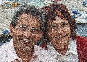 Regalo: Un  En una lámina enmarcada en aluminio para alguien de PORQUERES