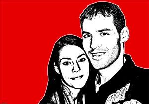 Regalo: Un  Impreso en un lienzo con un bastidor para alguien de Lleida