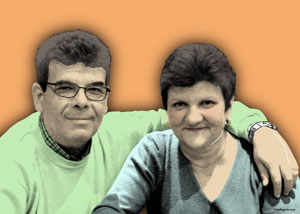 Regalo: Un  En un lienzo y enmarcado en aluminio para alguien de Parla