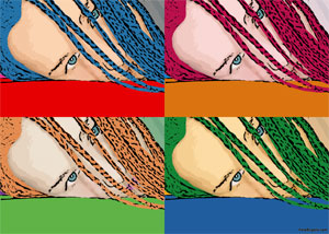 Regalo: Un  Impreso en un lienzo con un bastidor para alguien de Santander