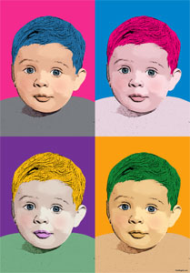 Regalo: Un  Impreso en un lienzo con un bastidor para alguien de Ordizia