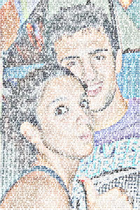 Regalo: Un  Impreso en un lienzo con un bastidor para alguien de aravaca