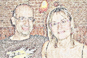 Regalo: Un  En una lámina enmarcada en aluminio para alguien de Tarragona